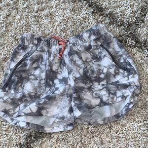 tie dye athleta shorts!!